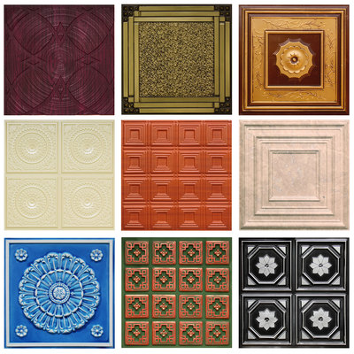 Sample Pack of 3 Full Faux Tin Tiles of Your Choice - Made to Order