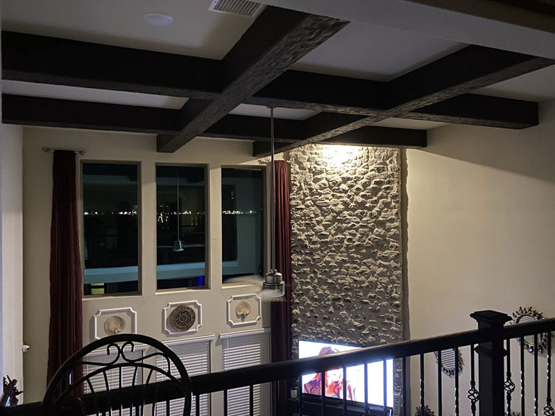 False Beam Plans DIY Faux Beams In My Dining Room Frills And Drills