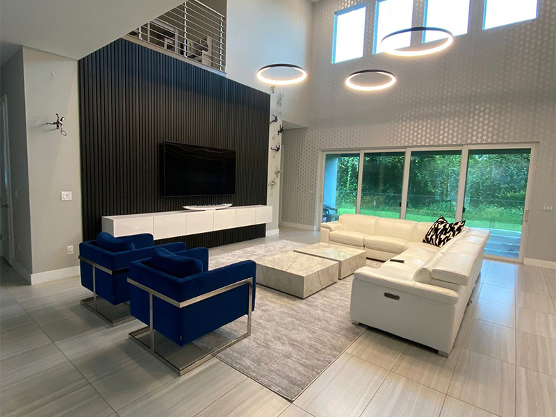 Linear WPC Wall Slat Panels