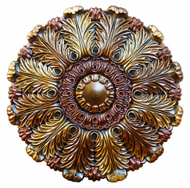 Acanthus Delirious - FAD Hand Painted Ceiling Medallion 31 in - #CCMF-107