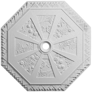 Spring Octagonal - Urethane Ceiling Medallion 29-1/8 in x 2-1/4 in x 1-1/8 in -  #CM30SP