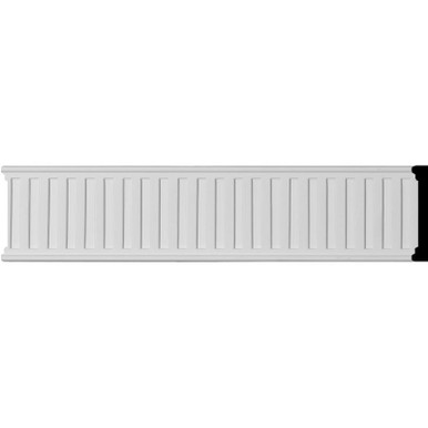 Nevio - Urethane Panel Moulding 94-1/2 in x 3-5/8 in x 1/2 in - #CHA03X01NE