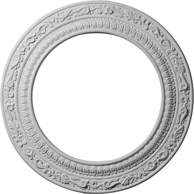 Andrea - Urethane Ceiling Medallion 12 in x 8 in x 1-3/4 in - #CM12AD