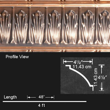 Crystal Crowns - Copper Cornice - Nail up - #EC0401