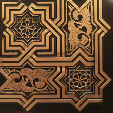 Bollywood - Faux Tin Ceiling Tiles - Glue up - 24 in x 24 in - #VC 03