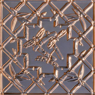 Dragonflies - Copper Ceiling Tile - 24 in x 24 in - #2489