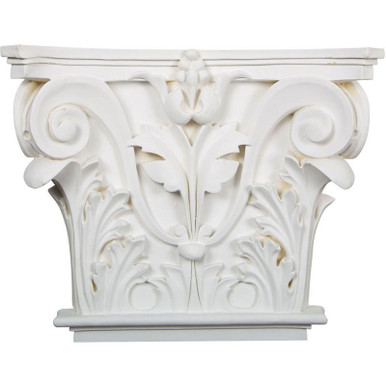 Acanthus Leaf Onlay - Urethane Capital - #CAP14X16X04AC