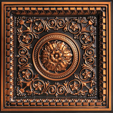 Rhine Valley - Faux Tin - Drop In - Coffered Ceiling Tiles - #VC 02