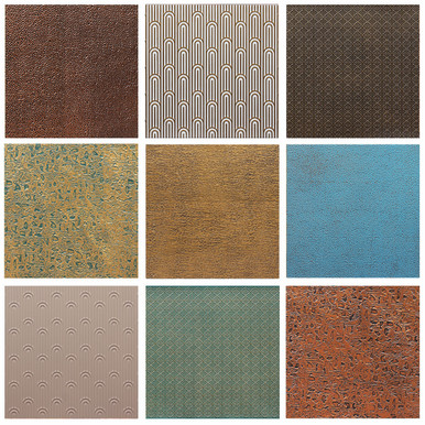 Sample Pack - Faux Tin Backsplash 3 in x 5 in