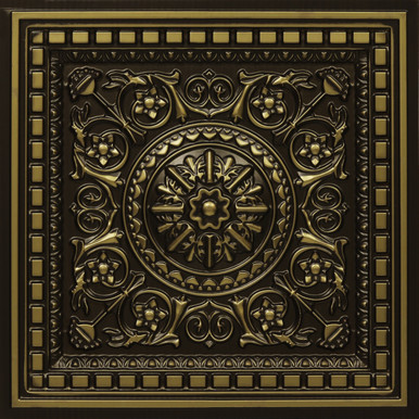Da Vinci - Faux Tin - Drop In - Coffered Ceiling Tile - #215