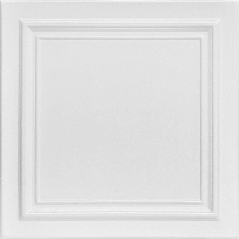 R 24 Styrofoam Ceiling Tile - Plain White