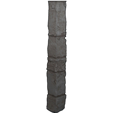 Tritan BP - 48 in x 3 in x 3 in Faux Universal Outside Stone Corner - Oyster Gray