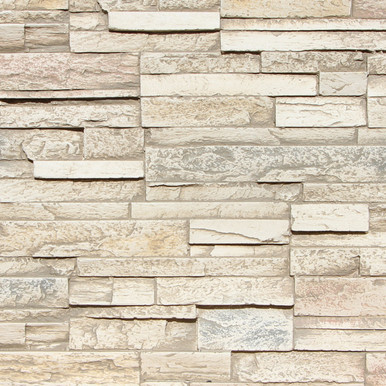 Tritan BP - 24 in x 48 in x 1 in Traditions Finished Faux Stone Panel - Frosted Blush (7 sq. ft / per panel)