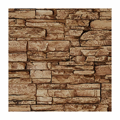 Ekena - 45 in x 24.5 in x 1.25 in Canyon Ridge Stacked Stone - Sedona - Stonewall Faux Stone Siding Panel