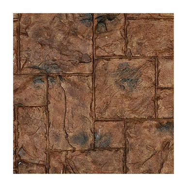 Ekena - 48 in x 24.5 in x 1.25 in Castle Rocked Stacked Stone - Canyon Brown - Stonewall Faux Stone Siding panel