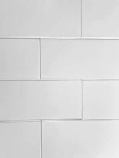 Foam Wood Ceiling Planks 39 in x 6 in Plain White - Packs