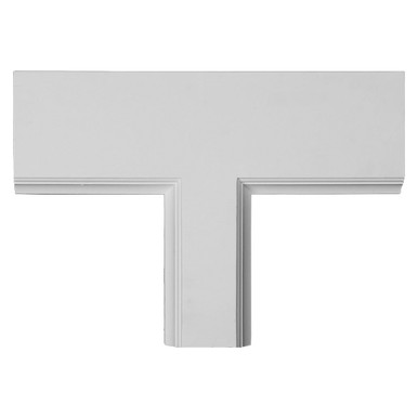 Perimeter Tee for 5 inch Traditional Coffered Ceiling System - 14 in x 2 in x 20 in