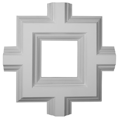 Inner Square Intersection for 8 inch Deluxe Coffered Ceiling System (Kit) - 36 in x 4 in x 36 in