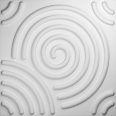 Spiral Endurawall Decorative 3D Wall Panel 20 in x 20 in