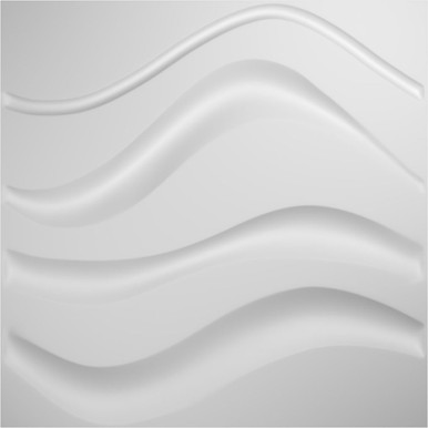 Wave Endurawall Decorative 3D Wall Panel 20 in x 20 in