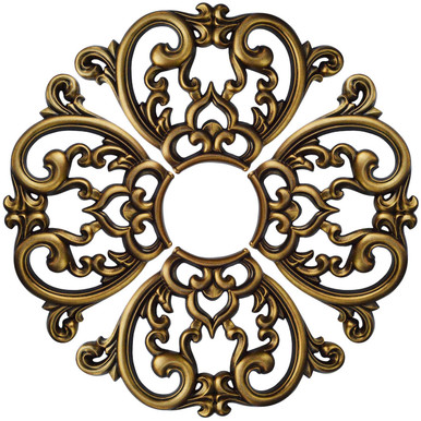 Vine Maze VI - FAD Hand Painted Ceiling Medallion 24 in. #CCMF-042-6