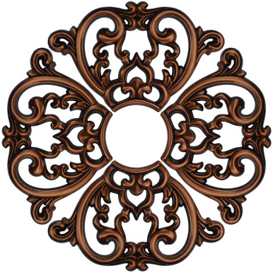 Vine Maze V - FAD Hand Painted Ceiling Medallion 24 in. #CCMF-042-5