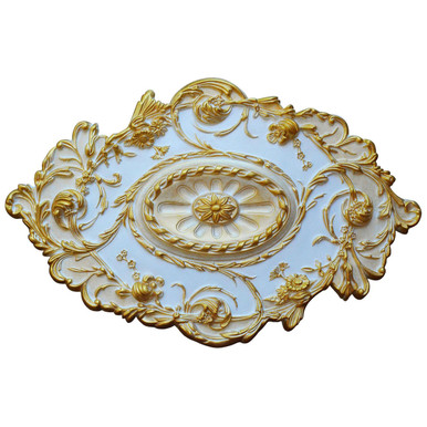 Pharaoh’s Diamond - FAD Hand Painted Ceiling Medallion 20 in - #CCMF-094-4