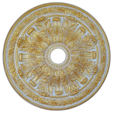 Pharaoh’s Fantasy - FAD Hand Painted Ceiling Medallion 30 in - #CCMF-036-8