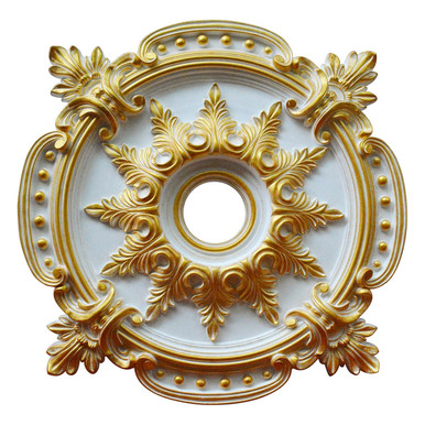 Nature Evenness - FAD Hand Painted Ceiling Medallion 28 in - #CCMF-121-2