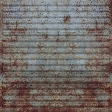 Ridged Metal - Corrugated Faux Tin Ceiling Tile  #261 - (Pack of 25) / 100 - 200 sqft