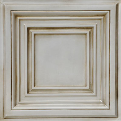 Washington Square - Faux Tin Ceiling Tile - 24 in x 24 in - #DCT 05 - (Pack of 25) / 100 sqft