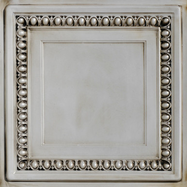 Cambridge - Faux Tin Ceiling Tile - 24 in x 24 in - #DCT 06 - (Pack of 25) / 100 sqft