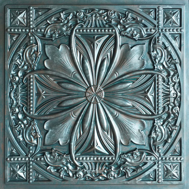 Milan - Faux Tin Ceiling Tile - 24 in x 24 in - #DCT 10 - (Pack of 25) / 100 sqft