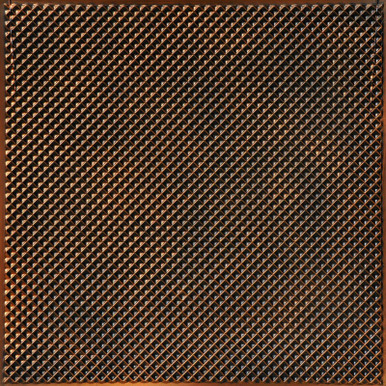 Mesh - Faux Tin  Filler / Border Ceiling Tile - 24 in x 24 in - #DCT 20 - (Pack of 25) / 100 sqft