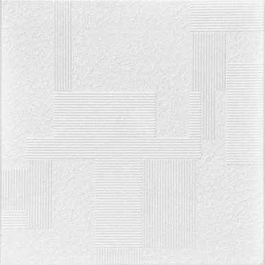 Vectors Glue-up Styrofoam Ceiling Tile 20 in x 20 in - #R187 - (Pack of 96) / 259 sqft