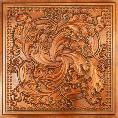Chateau Tile - Faux Tin Ceiling Tile - 24 in x 24 in - #DCT62
