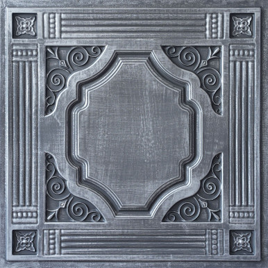 Iron Twist - Faux Tin Ceiling Tile - 24 in x 24 in - #DCT65