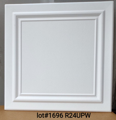 LOT # 1696 #R24 (21.3 SQ FT) 8 PCS Ultra Pure White Glue up Foam
