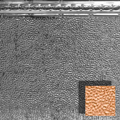 Copper Ceiling Tile - Molded Tin Fillers - #410