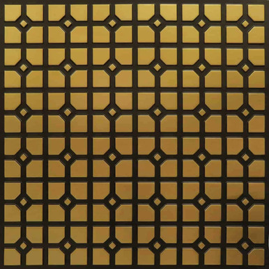 Faux Tin Ceiling Tile - Glue up - 24 in x 24 in - #122