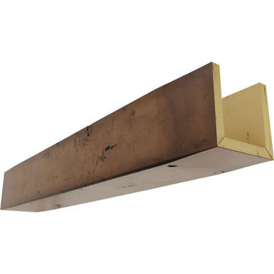 Endurathane Faux Wood Ceiling Beams - 3-Sided & 24 ft. Length