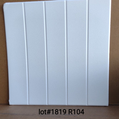 LOT # 1819 #R104 (106.4 SQ FT) 40 PCS Plain White Glue up Foam