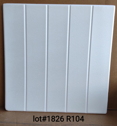 LOT # 1826 #R104 (85.12 SQ FT) 32 PCS Plain White Glue up Foam