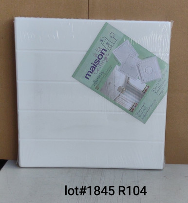 LOT # 1845 #R104 (106.4 SQ FT) 40 PCS Plain White Glue up Foam