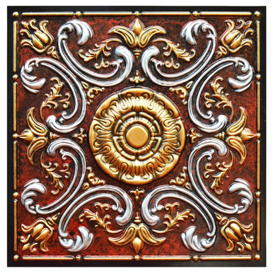 Venice - FAD Hand Painted Ceiling Tile 24 in X 24 in - #CTF-032