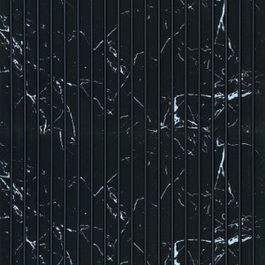 Mini Tambour Slats Polystyrene Wood Slat Walls 112 in x 12 in MG-2017 - (Pack of 10) / 93 sqft - Black Marble