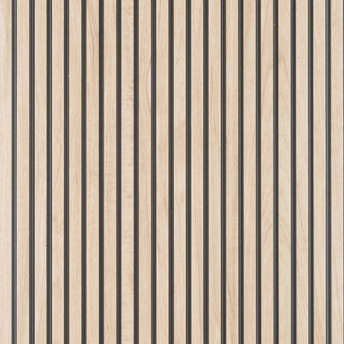 Mini Tambour Slats Maple Polystyrene Wood Slat Walls - #MG-2018 (Pack of 10) / 93 sqft