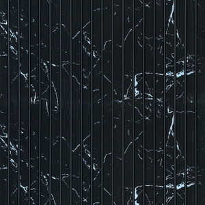 Mini Tambour Slats Polystyrene Wood Slat Walls 94.5 in x 12 in - MG-2017 - (Pack of 10) / 78.8 sqft - Black Marble