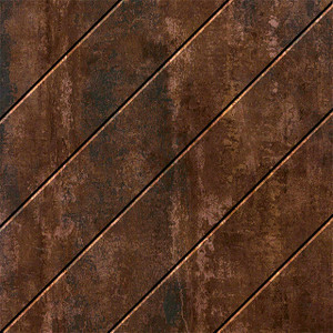 Flux - MirroFlex - Ceiling Tiles 4 Pack (24x24) - 16 Sq.Ft.  - Abstract Copper