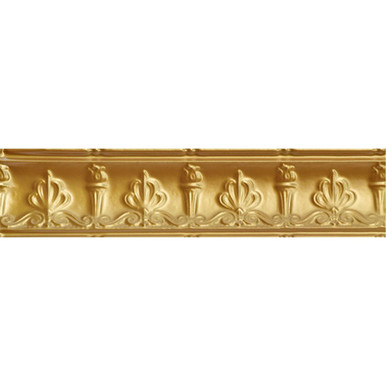 Moonlit Seashore - Tin Cornices -  6.4 in. Wide 4 ft. Long - #705 - (Pack of 6 and 12) / 24 - 48 ln.ft.